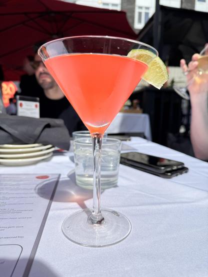A really bright drink.