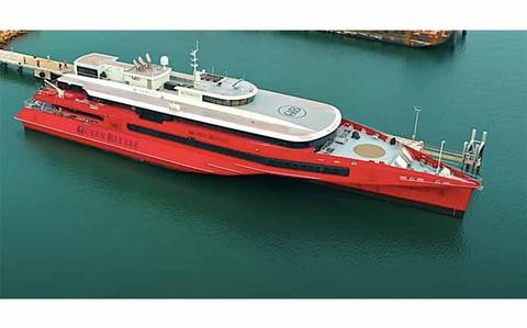 Queen Beetle High-Speed Ferry suspends operations, disrupting Busan-Fukuoka travel plans
