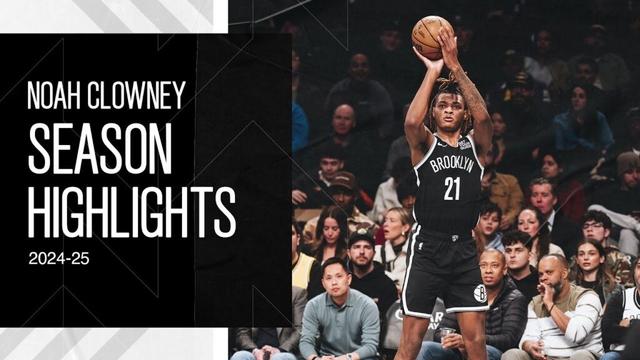 Noah Clowney 2024-25 Season Highlights | Brooklyn Nets