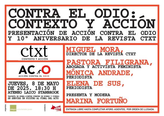 CONTRA EL ODIO: CONTEXTO Y ACCIÓN