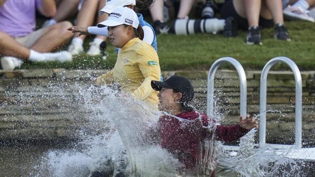 Mao Saigo of Japan wins the Chevron Championship with a birdie in a 5-way playoff