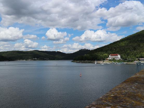 Edersee Seeblick von Sperrmauer