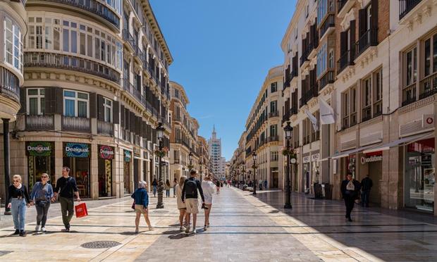 La calle Marqués de Larios de Málaga. (Getty Images)