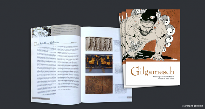 Image from the exhibition catalogue 'Gilgamesh' with paintings by Franziska Leischker. © artefacts-berlin.de