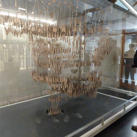 Weighted String Engineering model of portion of Sagrada Familia, to explore form and stresses.