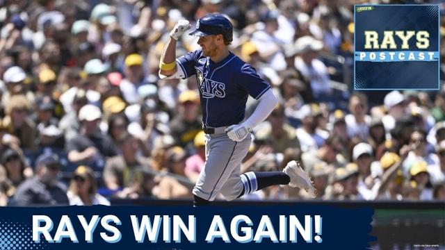 RAYS POSTCAST: Tampa Bay Rays WIN AGAIN SWEEPING the San Diego Padres for their 5th STRAIGHT win