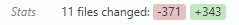 Git Stats, 11 files changed
Removed 371 lines
Added 343 lines
