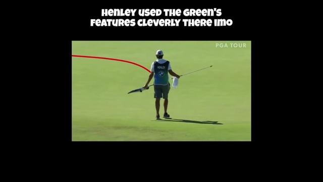 Exceptional Putt from Russell Henley! #golf #russellhenley #pgatour