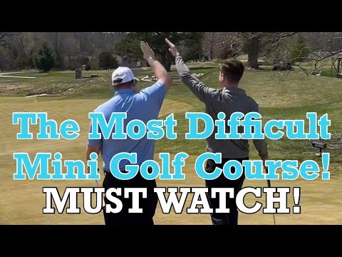 We played the HARDEST Mini Golf Course for this Charity Tournament! (New Player) - MUST WATCH