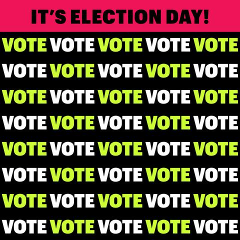 IT’S ELECTION DAY! VOTE VOTE VOTE