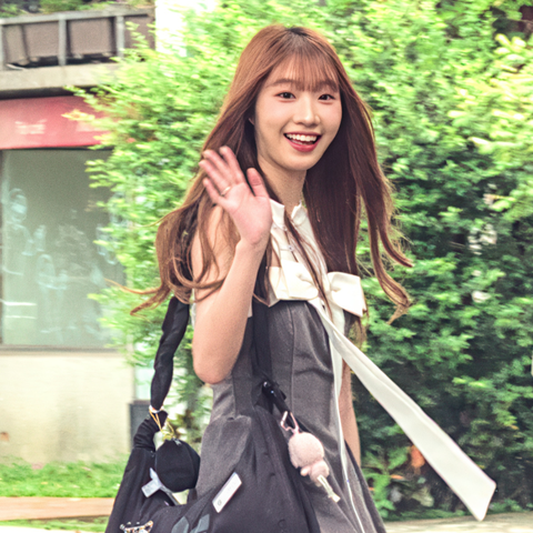 Tung Zih Syuan, also known as Annie Tung, of the  AKB48 Team TP idol group at Taipei's Huashan 1914 Creative Park.