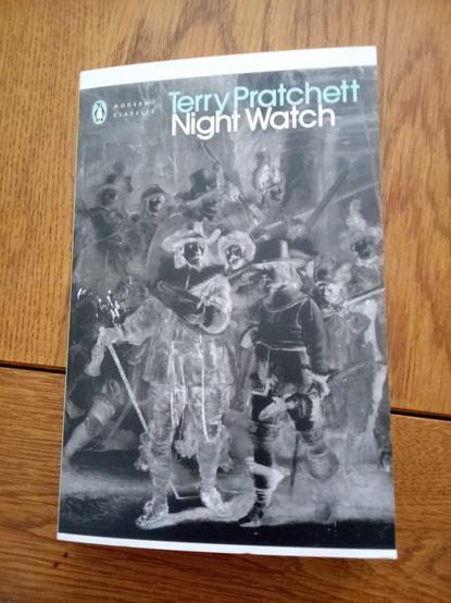 Cover of Night Watch a Terry Pratchett novel which has now been published in the Penguin Classic range of books