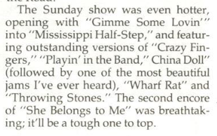 Golden Road zine review of show