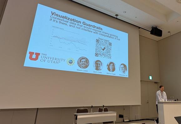 Max presenting at CHI