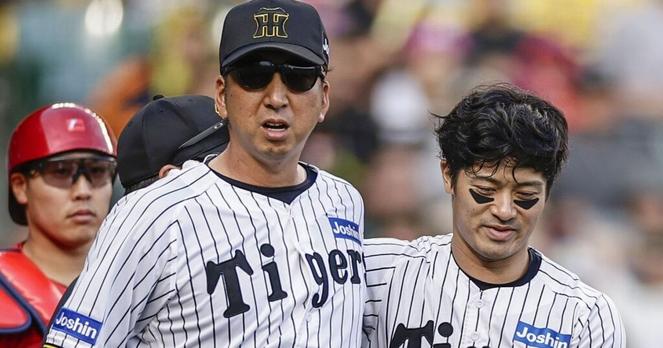 死球にブチギレ…理論派・藤川球児の“怒り”は「演技」か「本心」か？ 番記者が見た“阪神タイガース首位”の要因「選手を競争させない」「ミスに厳しい」 - プロ野球 - Number Web
