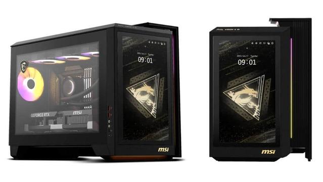 MSIのハイエンド・ゲーミングデスクトップPC　前面パネルに液晶モニターを装備: J-CAST トレンド