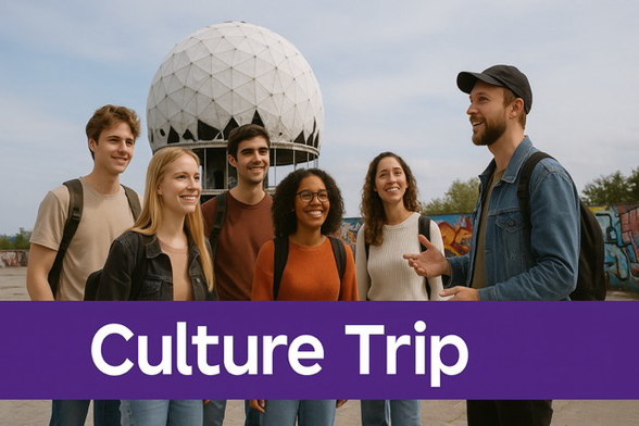 Studierende auf dem Teufelsberg