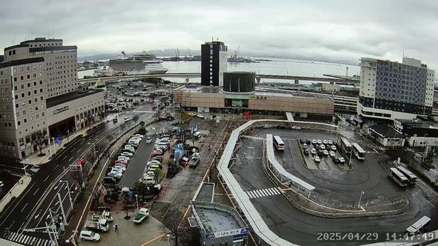 【Live-Japan】函館駅前ライブカメラ① #函館 #HAKODATE #函館湾 #JR函館駅