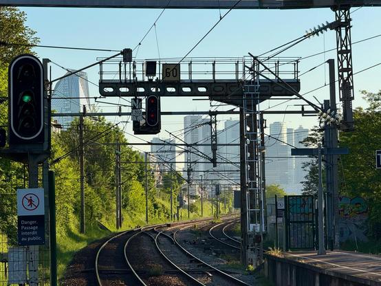 Les tours de La Défense depuis Suresnes