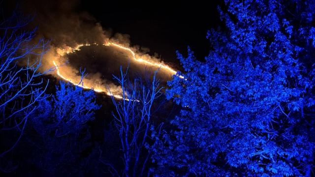 Glyncorrwg Grass Fire