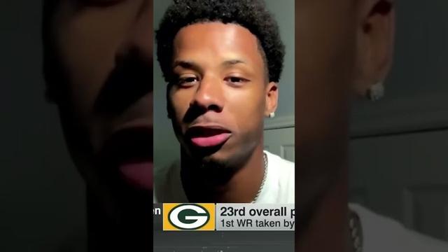 Matthew Golden on being drafted by the Packers in Green Bay 👏