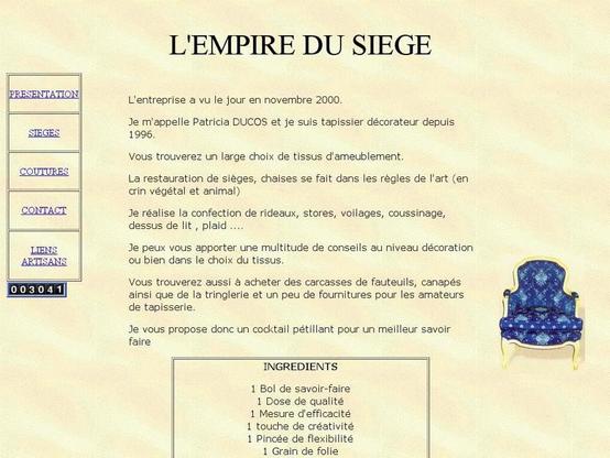 Tapissier décorateur L'Empire du Siège à #Agen (#LotEtGaronne) Patricia Ducos, tapissier décorateur depuis 1996. Large choix de tissus d'ameublement. Restauration de sièges, chaises et fauteuils...
Suite 👉 https://artisansdupatrimoine.fr/professionnel/1485/lempire-du-siege-agen
#Artisan #Restauration #Patrimoine