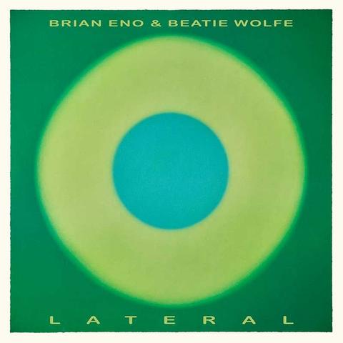 The cover to Brian Eno and Beatie Wolfe’s Lateral album with a stretched rounded sans