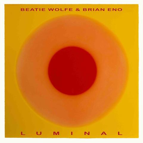 The same design on a different color is used for the pair’s second album Luminal