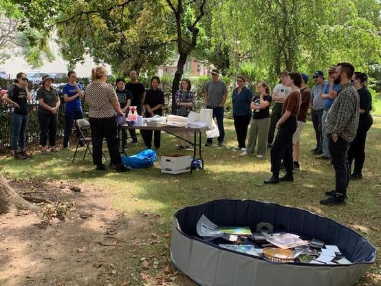 August 2024 wet recovery workshop at Wagner Free Institute of Science