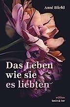 violett-schwarzes Buchcover, verwelkende Blüten