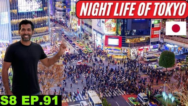 NIGHT LIFE of ICONIC AREAS of Tokyo 🇯🇵 S8 EP 91 | Shinjuku Shibuya Harajuku | Pakistan to Japan Tour
