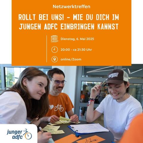 Info-Bild zum kommenden Netzwerktreffen.
Alle Infos in der Caption.