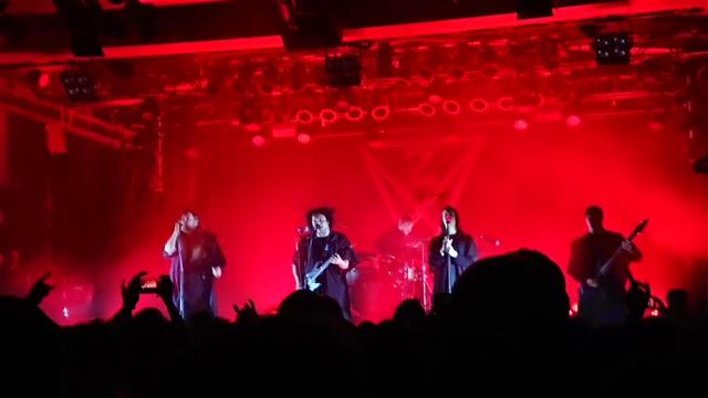 The band Zeal and Ardor live on stage.