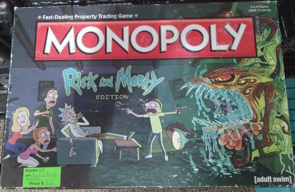Monopoly Rick and Morty Edition found at a local flea market for $5.00 U.S.