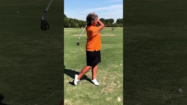 Great golf swing drill from finish to start with Deb Vangellow LPGA