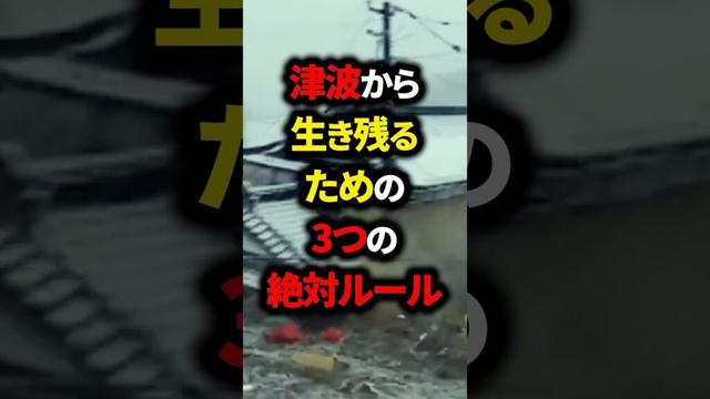 【知らないと命を落とす】津波から生き延びるための3つの絶対ルール