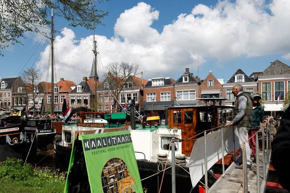 Kaalstaart schepen in dokkum