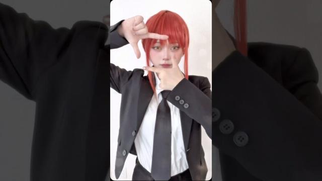 【チェンソーマン】マキマさんのコスプレしてみた🦖  #shorts