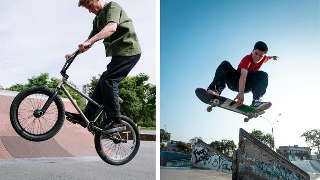 skating and bmx