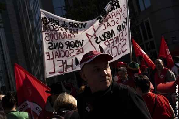 La foule des manifestants