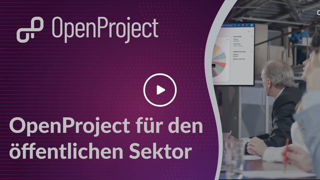 OpenProject für den öffentlichen Sektor
