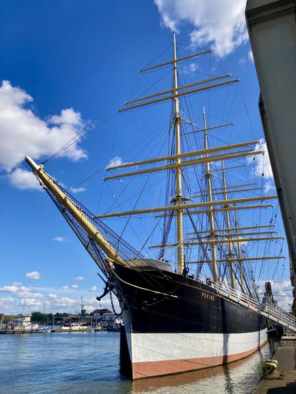 The "Peking" ship in the harbour of the German Harbour Museum