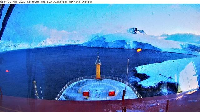 View from the RRS Sir David Attenborough Webcam.