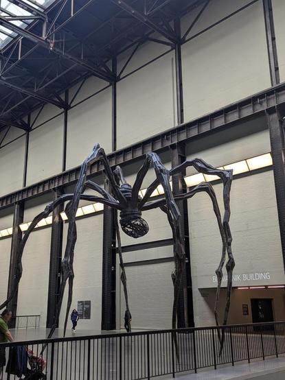A strange spider like sculpture.  Like something from Stranger Things.