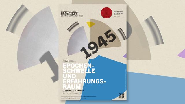 Plakat zur Ruperto Carola Ringvorlesung „1945: Epochenschwelle und Erfahrungsraum“
