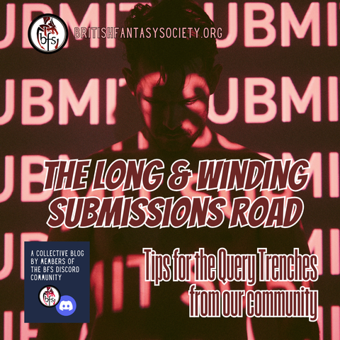 The background image is of a male with head lowered in submission. He stands before a screen projecting the word SUBMIT over and over, and it also projects onto him.