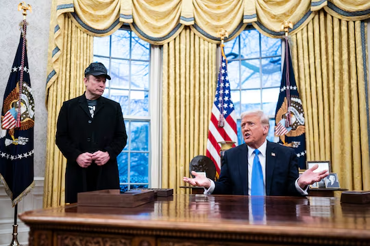 Musk & Trump in the Oval office: