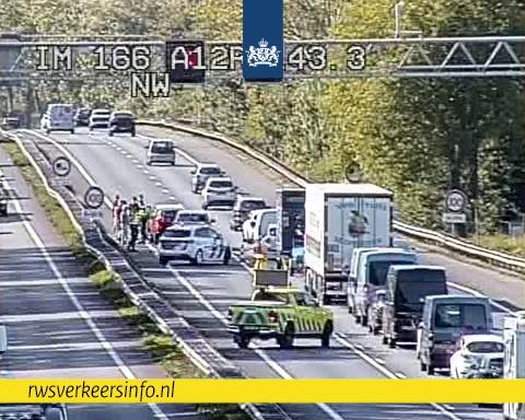 Weginspecteur aanwezig bij het ongeval