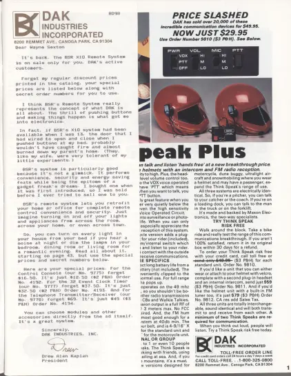 DAK Catalog
