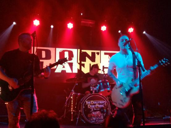 Don't Panic on stage at the Bunkhouse